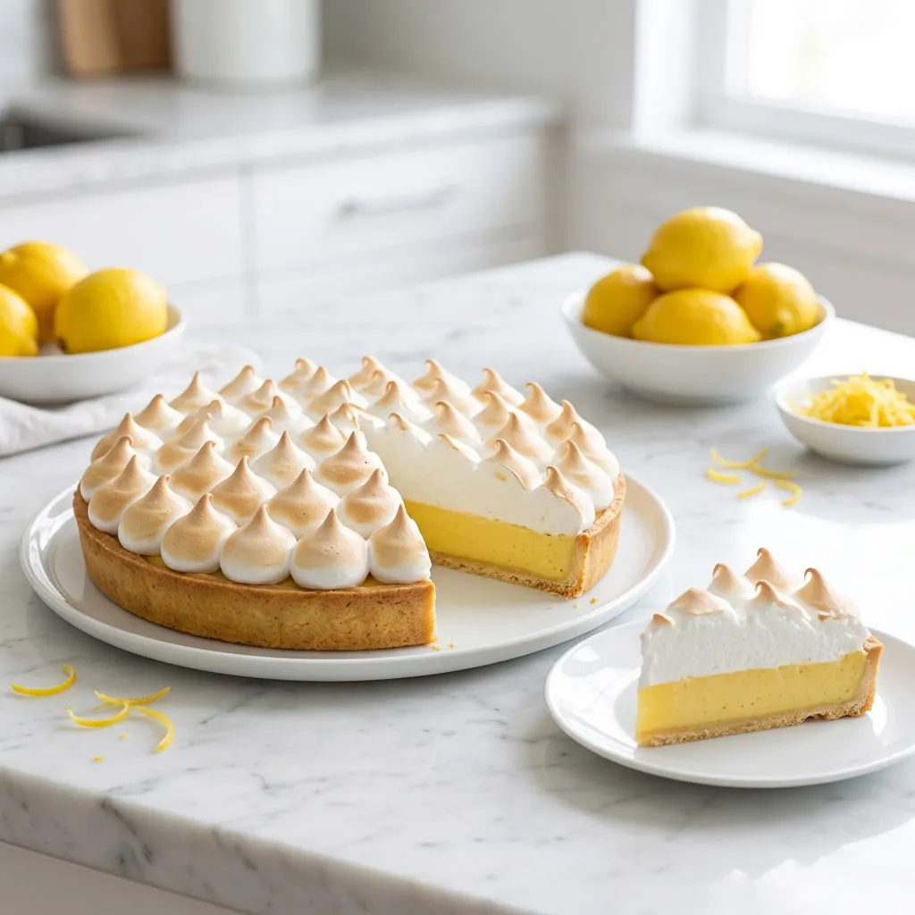 Porción de torta Lemon Pie